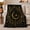 Bell Moon Wreath, variant on Mystical Celestial Tarot Artwork Features, Peaceful Celestial Art Scene, Warm Flannel Blanket for Home Library and Reading Nook, Celestial Art Lovers Housewarming Gift, Celestial Home Decor