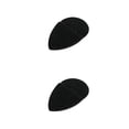 thumbnail image 3 of sweethay Wash Face Powder Puff Pad Water Drop Shaped Remover Sponge Limpieza facial Eliminación de herramientas Suministros Mujeres Niñas Negro 2Conjunto, 3 of 6