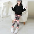 thumbnail image 4 of GYRATEDREAM Cute Printed Toddler Kid Girls Stretch Leggings Ankle Length 4-11 Years, 4 of 5