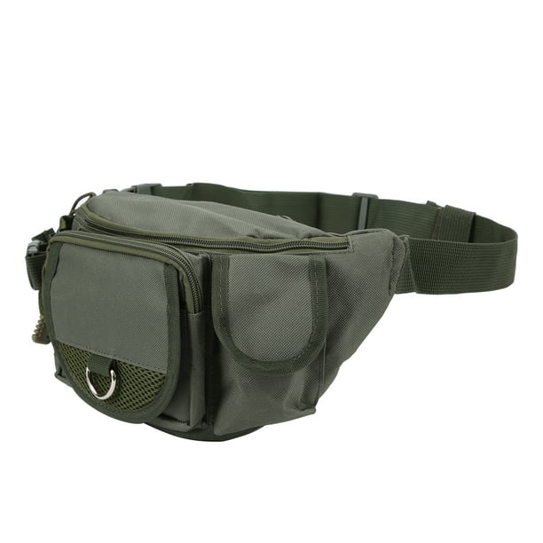 Fishing Bag, Fanny Pack Fishing Waist Bag With 1 X Fishing Bag Replacement  For Fishing Pack For Hiking Khaki,Military Green,Camouflage Color