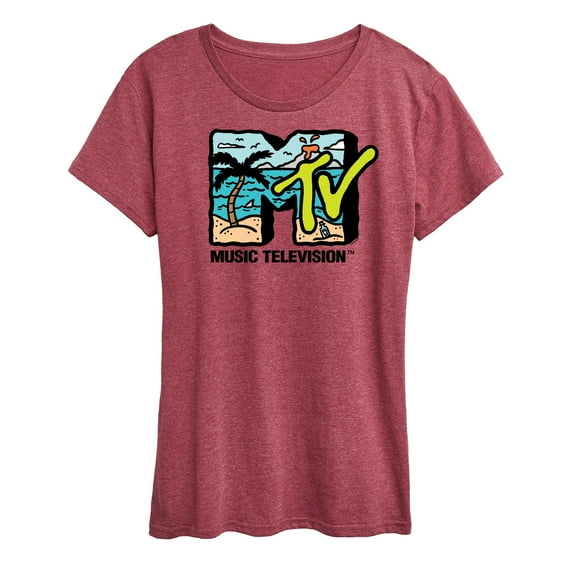MTV - Beach Logo - Women's Short Sleeve Graphic T-Shirt