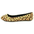 thumbnail image 2 of Shoes 18 Womens Faux Suede Rhinestone Ballerina Ballet Flats Shoes (7/8, 4035A Leopard), 2 of 2