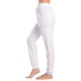 thumbnail image 2 of Just Love Women's Jogger Scrub Pants  Slim Fit, Durable Medical Uniform for Nurses & Healthcare Professionals (White Stretch Fabric, X-Large), 2 of 3