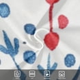 thumbnail image 5 of Snowflakes Red Blue Dots Pure Cotton Bodysuit Short Sleeve Pajamas One-Piece Romper Unisex 3 Months, 5 of 6