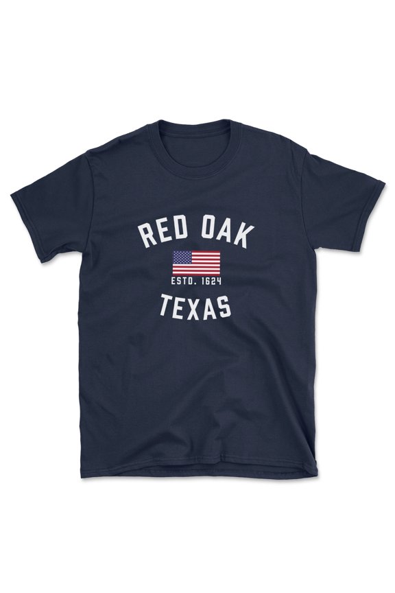 Red Oak Texas Patriot Men's Cotton T-Shirt
