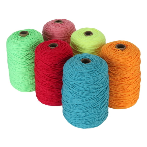 Knitting Yarn,6 Rolls Tufting Yarn Carpet Yarn Carpet Knitting Yarn