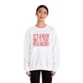 thumbnail image 4 of Field Hockey Sweatshirt Gifts Crew Neck Shirt Long Sleeve Unisex, 4 of 7