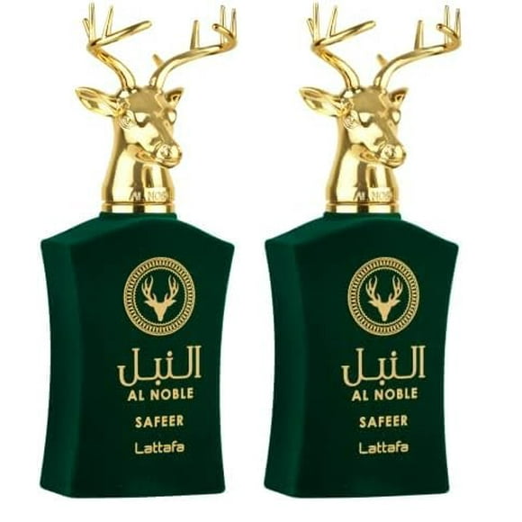 Perfume Lattafa Al Noble Safeer Eau de Parfum, 100 ml (paquete de 2)