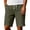 Army Green, variant on Men's Waffle Knit Patch Shorts Elastic Drawstring Casual Breathable Summer Short Pants Soft Comfort for Men Navy 3XL