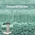 thumbnail image 2 of Extra Large Bath Mat 24"x36" Ultra Soft Absorbent Non Slip Fluffy Thick Microfiber Cozy Bathroom Rugs for Tub Shower Bathroom Floors Accessories (Egg Blue), 2 of 4