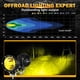 thumbnail image 3 of Luz Antiniebla Auxbeam LED Redonda Ámbar 4" 72W Offroad 2 Unidades, 3 of 8
