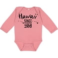 thumbnail image 3 of Inktastic Hawaii Since 1959 Boys or Girls Long Sleeve Baby Bodysuit, 3 of 5
