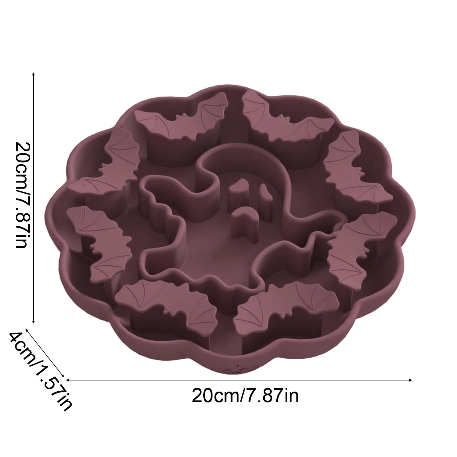 Pet Slow Feeder Bowl Silicone Dog Cat Food Bowl Anti Choking Maze Feeding Dish with Suction Base Non Slip Healthy Eating Dish for Small Medium Dogs Cats Feeding Training Bowl