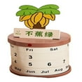 thumbnail image 1 of Desktop Bonsai Calendar , Daily Desktop Perpetual Desktop Calendar, Cute Date Display Block Desktop Accessory for Home Office Decor, Teachers, Classrooms, Reusable Each Year, 1 of 7
