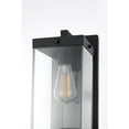 thumbnail image 5 of Elegant Lighting Julien 6 Inch Outdoor Wall Sconce In Black, 5 of 8