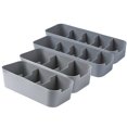 thumbnail image 1 of Drawer Organizer Tray Divided: 4PCS Cute Drawer Tray Divider Underwear Organizer, 1 of 10