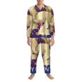 thumbnail image 3 of Sikiie 2025 New Year 1 Mens Pajama Set, Soft Warm Long Sleeve Sleepwear, Cozy Button-Down Pjs for Men-Medium, 3 of 7