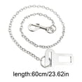 thumbnail image 3 of Chew Proof Metal Chain Dog Seat Belt for Car Safety, Strong Pet Restraint with Swivel Hook for Travel, Secure Harness Attachment for Vehicle Travel with Your Dog Harlik, 3 of 9