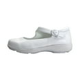 thumbnail image 3 of 24 HOUR COMFORT Shea Women's Wide Width Leather Loafers with Buckle WHITE 10.5, 3 of 6