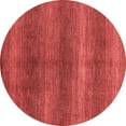 thumbnail image 1 of Ahgly Company Indoor Round Abstract Red Modern Area Rugs, 8' Round, 1 of 4