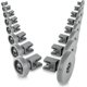 thumbnail image 1 of Juego de ruedas universales para rejilla superior e inferior de lavavajillas, accesorios de repuesto, 1 of 4