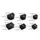 thumbnail image 5 of Soporte de pared Moyic antideslizante 10 piezas Dispositivo de elevación Cuadrado negro M, 5 of 6