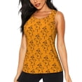 thumbnail image 1 of Balery Fall Cute Simple Scarecrow Camiseta sin mangas estampada ligera para mujer, tops de entrenamiento sin mangas, camisetas de yoga transpirables de secado rápido.-X-Large, 1 of 7