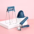 thumbnail image 1 of Juego de tres piezas de utensilios de cocina antiescaldados, pinzas para tazones, soporte para tazones, pinzas de cocina de silicona resistentes al calor para mover planchas o tazones, accesorios de TUNC Sencillez, 1 of 4