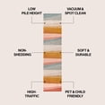 thumbnail image 4 of JONATHAN Y DAZZLE 2 x 8 Runner Rug, Prism Geometric Striped - Red/Yellow/Gray, DZC101B-28, 4 of 6