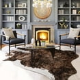 thumbnail image 7 of Easycozy Faux Cowhide Large Cow Print 5.2 x 6.2 Feet Thickened Elastic Rug for Bedroom, Living Room, Home Office, Western Decor, 7 of 7