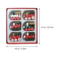thumbnail image 4 of 12pcs Christmas Wooden Pendant Indoor Decoration Hanging Locomotive Ornament, 4 of 6