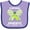Lavender and Purple, variant on Inktastic Lymphoma Awareness Hope Support and Love Boys or Girls Baby Bib