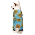thumbnail image 5 of Uemuo Sunflowers for Winter Dog Hoodie Sweatshirts with Pockets Warm Dog Clothes for Small Dogs Chihuahua-Medium, 5 of 8