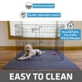 thumbnail image 3 of Drymate Dog Crate Mat Liner, Absorbent, Waterproof, Non-Slip, Machine Washable, Use Under Pet Cage to Protect Floors, Customizable, Charcoal Grey, 74" x 60", 3 of 8