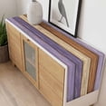 thumbnail image 4 of Farmhouse Purple Brown Table Runner - 36 Inch Long, Kitchen Dining Table Runner Dresser Scarves, Vintage Wooden Striped Farmhouse Decor for Coffee Tables Wedding Party Banquet, 4 of 8