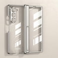 thumbnail image 1 of for Samsung Galaxy Z Fold 6 5G Clear Case with Magnetic Hinge Protection and Adjustable Kickstand & Screen Protector, Transparent Electroplating Magne, 1 of 5