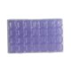 thumbnail image 3 of Bewildely Accesorios de pintura de diamantes desmontables de 28 rejillas, cajas de bordado de diamantes, caja organizadora de plástico PP, cajas de Suministros de limpieza para el hogar violeta, 3 of 6