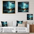 thumbnail image 4 of Designart "Dancing with Electric Lightning III" Landscapes Floater Framed Canvas Print, 4 of 7