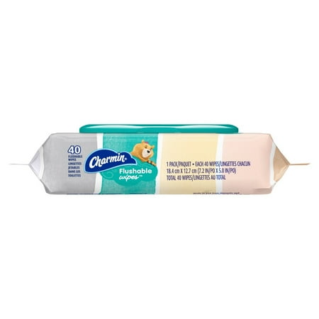 Charmin Freshmates Flushable Wipes with Refillable Tub