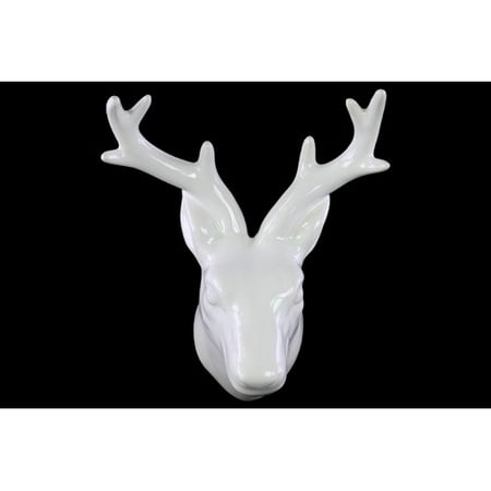 Urban Trends Ceramic Deer Head Wall Decor Urban Trends Ceramic Deer Head Wall Decor
