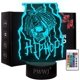 thumbnail image 1 of SCSYV 3D Night Light Hip Hop Creative Illusion Lamp Color Changing LED Acrylic RGB Lights for Singer Fans, Kid Bedroom Decor, Birthday, Christmas, New, 1 of 5