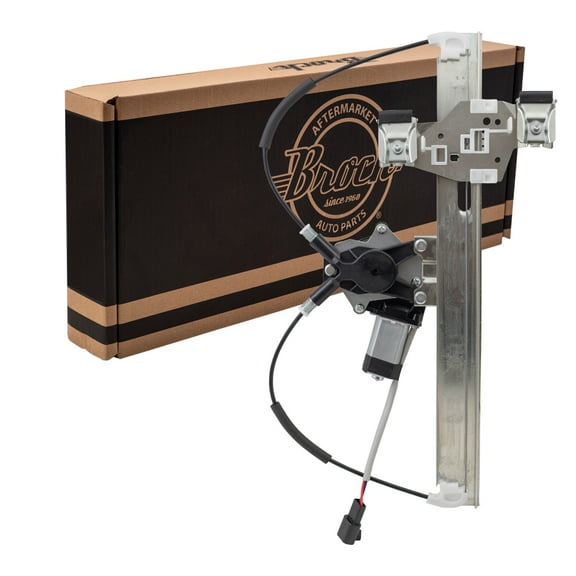 Brock Window Regulator w/ Motor for 2004-2008 Grand Prix Rear Left 15869655