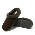 thumbnail image 6 of Dearfoams Men's Brendan Microsuede Moccasin Toe Clog Slipper, 6 of 7