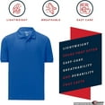 thumbnail image 3 of Premium Boys High Moisture Wicking Polo T Shirts, 3 of 6
