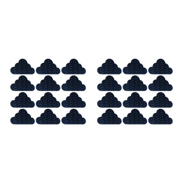 ZheElen 12x Grippers For Rug Non-Skid And Wide Application Easy To Clean Black Any Room cloud 74*125*1mm 2Set