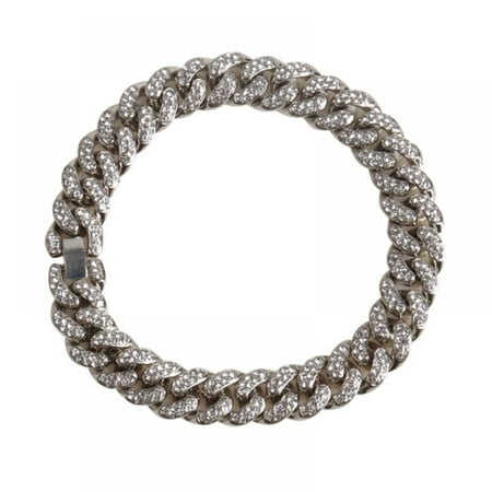 Dog Jewelry for Dogs Diamond Gold Dog Collars Cat Necklace Puppy Collar Stainless Steel with Diamond Collar for Dogs