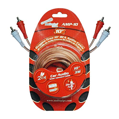 Audiopipe AMP10 RCA CABLE 10