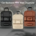 thumbnail image 5 of 1 Pce/2 Pcs Tapis de Protection pour Siège Arrière de Voiture, Sac de Rangement en Cuir PU, 5 of 5