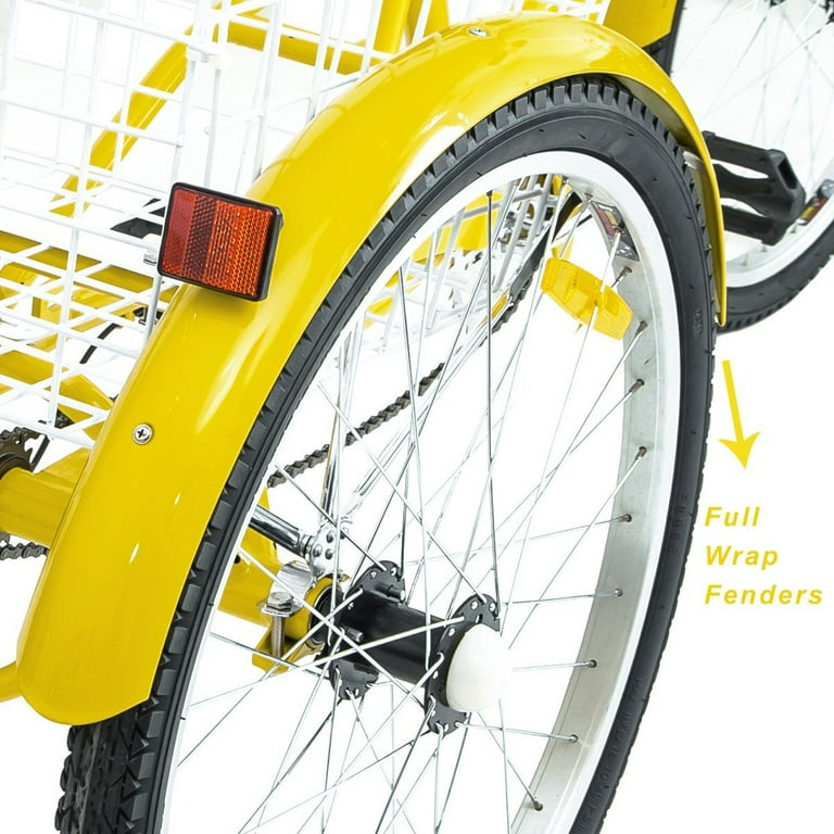 Merax 26 inch 3 wheel bike adult tricycle trike cruise sales bike