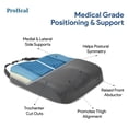 thumbnail image 3 of Bariatric Wheelchair Seat Cushion with Gel Infused Memory Foam - 22" x 18" x 3" - Orthopedic, Coccyx, Tailbone Support - High Resilience for Positioning and Stability - Prevents Pressure Sores, 3 of 6